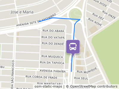 Mapa da parada