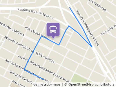 Mapa da parada