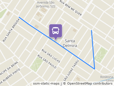 Mapa da parada