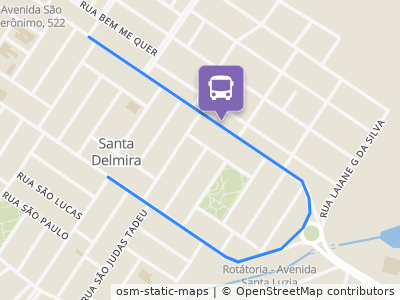Mapa da parada