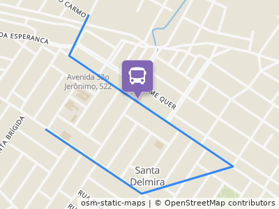 Mapa da parada