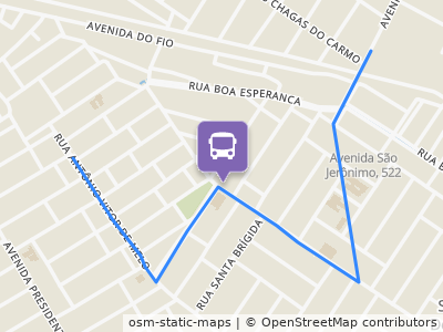 Mapa da parada