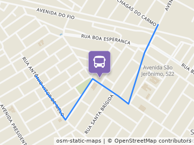 Mapa da parada