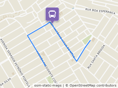 Mapa da parada