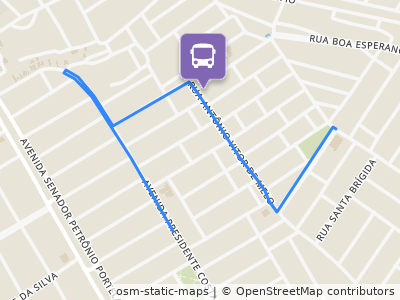 Mapa da parada