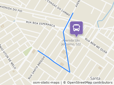 Mapa da parada