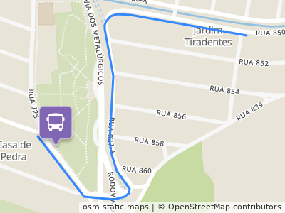 Mapa da parada