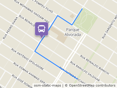 Mapa da parada