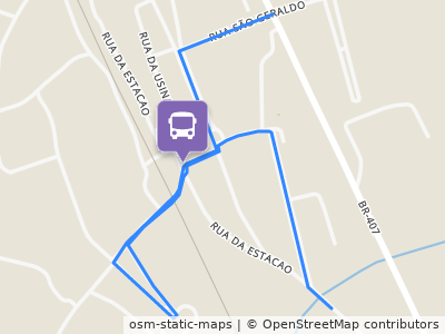 Mapa da parada