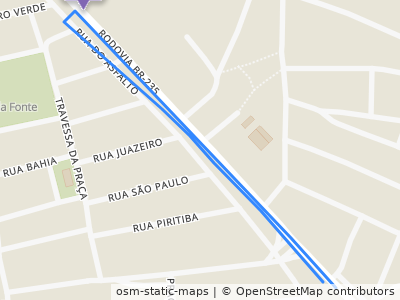 Mapa da parada