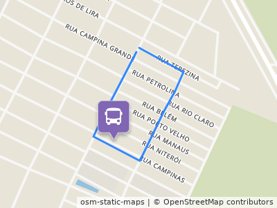 Mapa da parada