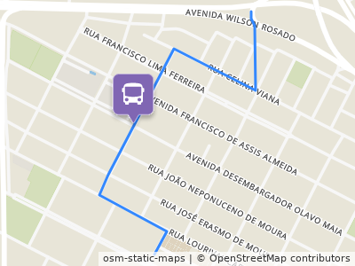 Mapa da parada