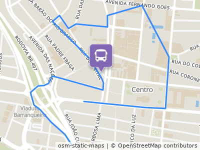 Mapa da parada