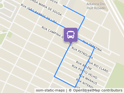 Mapa da parada