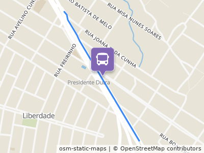 Mapa da parada
