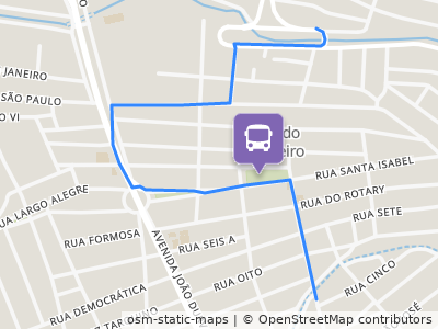 Mapa da parada