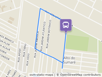 Mapa da parada