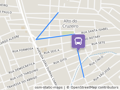 Mapa da parada