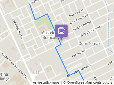 Mapa da parada