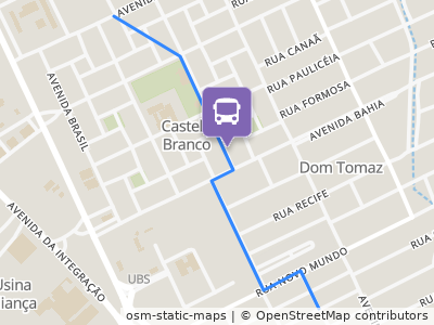 Mapa da parada