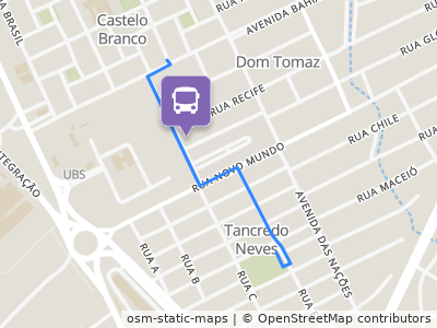 Mapa da parada