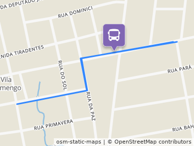 Mapa da parada