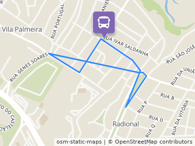 Mapa da parada