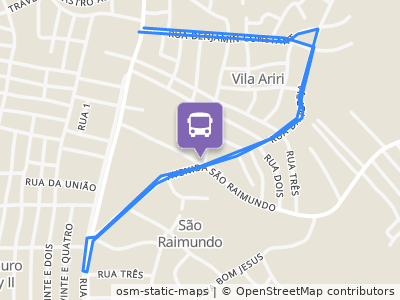 Mapa da parada