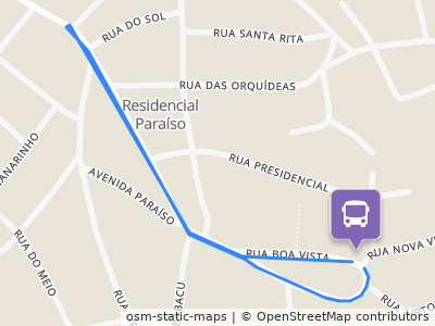 Mapa da parada