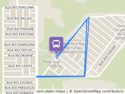 Mapa da parada