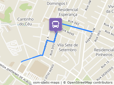 Mapa da parada