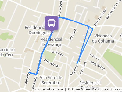 Mapa da parada