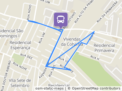 Mapa da parada