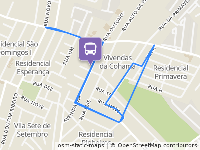 Mapa da parada