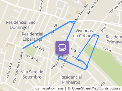 Mapa da parada
