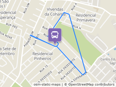 Mapa da parada