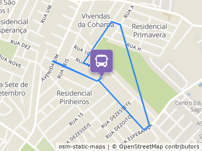 Mapa da parada
