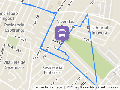Mapa da parada