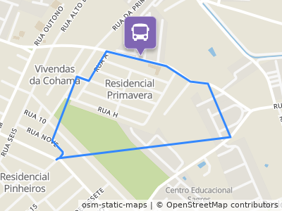 Mapa da parada