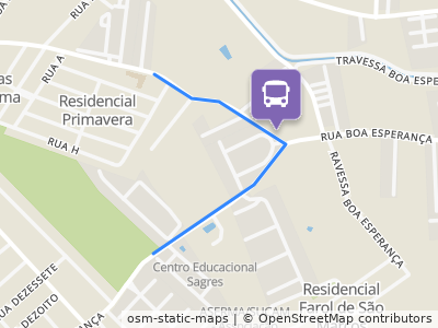 Mapa da parada
