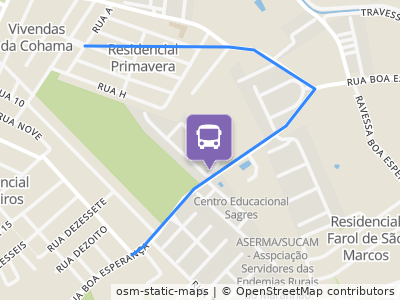 Mapa da parada