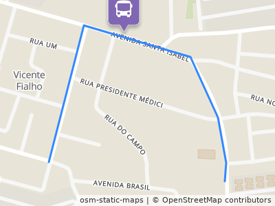 Mapa da parada