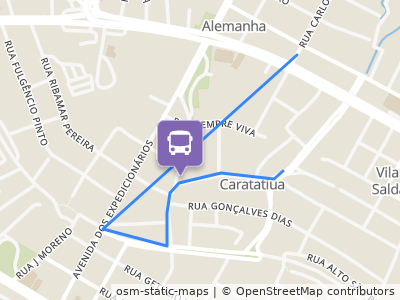Mapa da parada