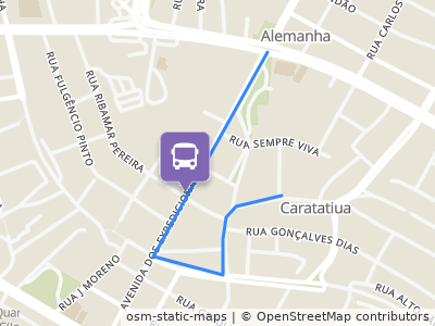 Mapa da parada