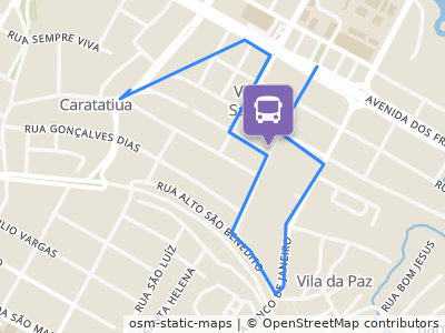 Mapa da parada