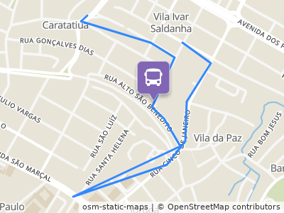 Mapa da parada