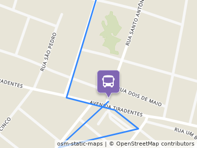 Mapa da parada