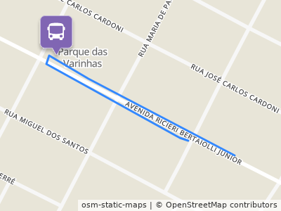 Mapa da parada