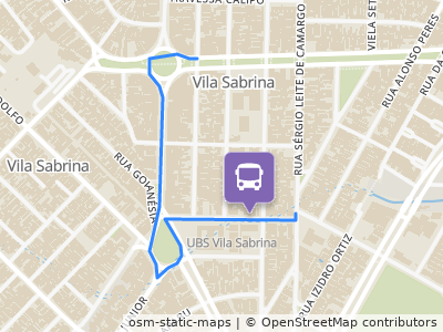 Mapa da parada