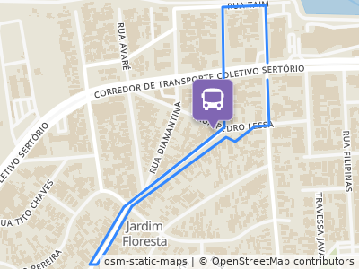 Mapa da parada